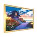 Highland Dunes Video Game Seascape On Beach House - Nautical & Coastal Canvas Wall Decor Metal in Blue/Red | 16 H x 32 W x 1 D in | Wayfair