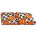 The Holiday Aisle® Box Net Jute Nestle Wired Ribbon Fabric in Black/Green/Orange | 4 H x 4 W x 4 D in | Wayfair 1252569F120E430CABADA15E25541C5C