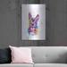 Red Barrel Studio® Luxe Art 'Colorful Watercolor French Bulldog Colorful Watercolor French Bulldog by - on in White | Wayfair