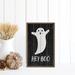 The Holiday Aisle® Hey Boo Ghost Black Wood in Brown | 8 H x 5 W x 1.5 D in | Wayfair 93D229E8C4DB4400B055768423458D7D