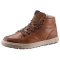 Schnürboots BUGATTI Gr. 45, braun (cognac, used) Herren Schuhe Winterstiefel