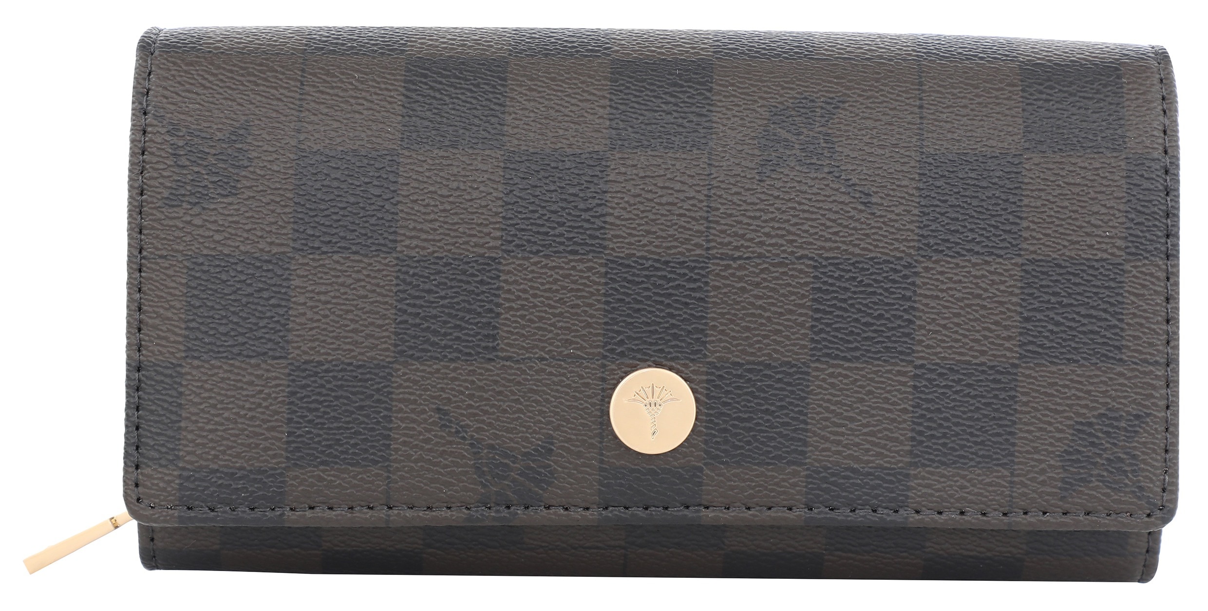 Geldbörse JOOP "cortina piazza europa purse lh10f", braun (seal, braun), Lederimitat, Kleinlederwaren, mit modischem Allover Print Image