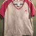 Adidas Tops | Adidas White/Pink Women’s Athletic Top Xl | Color: Pink/White | Size: Xl