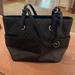 Michael Kors Bags | Black & Silver Monogram Mk Tote Laptop Bag Workbag Vacation Bag Diaper Bag | Color: Black/Silver | Size: Os