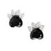 Kate Spade Jewelry | Kate Spade Paw Print Earrings | Color: Black/Silver | Size: Os