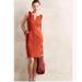 Anthropologie Dresses | Anthropologie Tabitha Quilted Rust Dress Size 8p | Color: Orange | Size: 8p