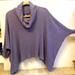 Free People Sweaters | Free People Purple Turtleneck Sweater With Open Back, Size Small. | Color: Purple | Size: S