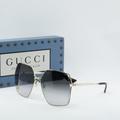 Gucci Accessories | Final Price New Gucci Gg0817s 006 Sunglasses | Color: Gold/Gray | Size: 65 - 17 - 140
