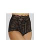 Slip-Ouvert LASCANA Gr. 36/38, schwarz Damen Unterhosen Ouverts