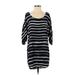 Express Casual Dress - Shift: Black Print Dresses - Women's Size Small