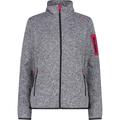 CMP Damen Strick Fleece Jacke (Größe XS, grau)