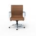 Compel Mojo Conference Chair Upholstered, Leather in Brown | 39 H x 22.5 W x 21 D in | Wayfair MOJO-LUXE-SDL