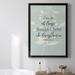 Trinx 20_I Can Do All Things Premium Framed Canvas Canvas, Solid Wood in Black/Gray | 42.5 H x 30.5 W x 1 D in | Wayfair