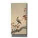 Red Barrel Studio® Japanese Waxwing on Maple 1900-1936 by Ohara Koson - Wrapped Canvas Painting Canvas, in Gray | 24 H x 12 W x 0.75 D in | Wayfair