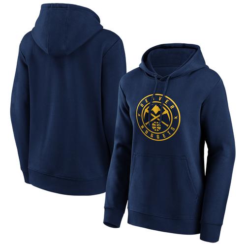 Denver Nuggets Fanatics Branded Mono Logo Grafik Hoodie – Damen