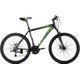 Mountainbike KS CYCLING "Catappa" Fahrräder Gr. 46 cm, 26 Zoll (66,04 cm), schwarz (schwarz, grün) Hardtail
