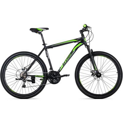 Mountainbike KS CYCLING "Catappa" Fahrräder Gr. 50cm, 26 Zoll (66,04cm), schwarz (schwarz + schwarz) für Damen und Herren, Kettenschaltung