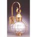 Northeast Lantern Onion 24 Inch Tall Outdoor Wall Light - 2841-AB-MED-CLR