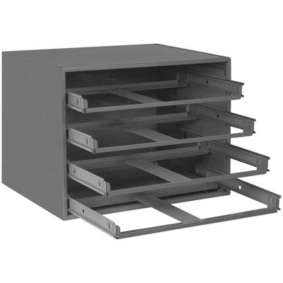 Durham Mfg 4-Compartment Large Steel Heavy Duty Slide Rack 303-95