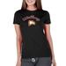 Women's Concepts Sport Black Winthrop Eagles Marathon Knit T-Shirt