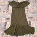 Lularoe Dresses | Lularoe Green Cici Dress | Color: Green | Size: M