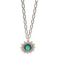 Gucci Jewelry | Gucci Marmont Double G Flower Necklace In Sterling Silver On Long Chain | Color: Silver | Size: 35