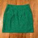 Anthropologie Skirts | Emerald Anthropologie Bosky Lace Skirt | Color: Green | Size: 4