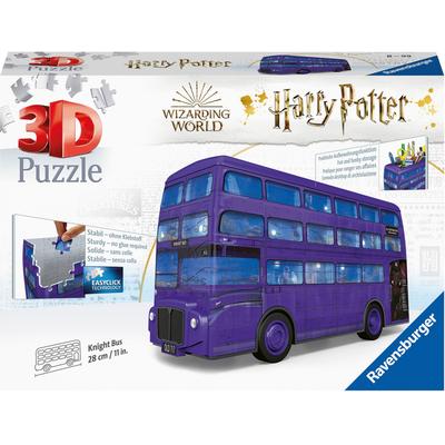 3D-Puzzle RAVENSBURGER "Harry Potter- Knight Bus" Puzzles lila (dunkellila) Kinder Made in Europe, FSC - schützt Wald weltweit