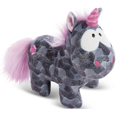 Kuscheltier NICI "Theodor & Friends, Einhorn Diamond Dust, 32 cm", grau (grau, pink), Plüschfiguren, KinderB:15cm H:32cm L:34cm, Polyester, B:15cm H:32cm L:34cm Image