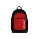 Uhlsport ESSENTIAL BACKPACK Rucksack Outdoor Indoor Sport Wandern Fitness Gym Fußball Handball Radfahren - Multifunktionsrucksack mit Bodenfach - wasserabweisend - rot/schwarz/weiß