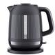 Kenwood Dusk Electric Kettle, 360° Swivel Base, Water Level Indicator, Cord Storage, Boil-Dry Protection, Removable Filter, Capacity 1.7L, ZJP30.000GY, 3000W, Slate Grey