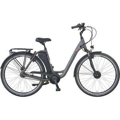 E-Bike PROPHETE "Prophete Geniesser 22.EMC.30" E-Bikes Gr. 49 cm, 28 Zoll (71,12 cm), grau (grau matt) E-Bikes