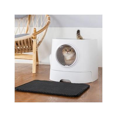 Hanamya Cat Front Entry Top Exit Cat Litter Box with Scoop, X-Large