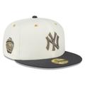 Men's New Era White/Charcoal York Yankees 1977 MLB All-Star Game Chrome 59FIFTY Fitted Hat