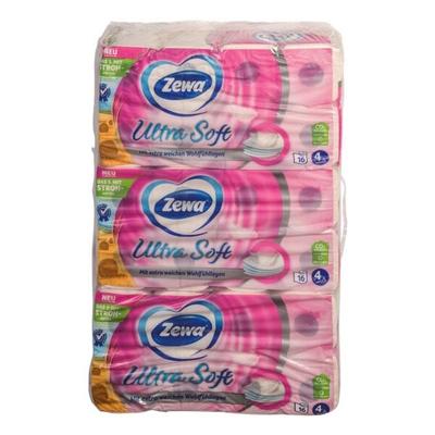 48 Rollen Toilettenpapier »Ultra Soft« 4-lagig (3 Pack à 16 Rollen) weiß, Zewa