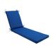 Pillow Perfect Outdoor/Indoor Fresco Navy Chaise Lounge Cushion 80x23x3