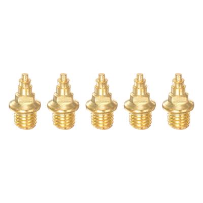 5pcs Track Spikes 6.7mm Tower Steel Replacement for Track Shoes, Golden