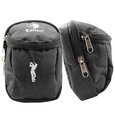Petit sac portable pour balles de golf support pour tees de golf étui de rangement poudres