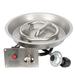 Celestial Fire Glass Round CSA Certified Fire Pit Burner Kit, Stainless Steel, Propane | 2 H x 12 W x 12 D in | Wayfair CSA-13R
