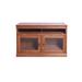 Forest Designs Solid Wood Floating mount TV Stand for TVs up to 60" Wood in Brown | Wayfair 4613- TG-54w-GO