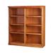 Forest Designs 48" H x 48" W Standard Bookcase Wood in Brown | 48 H x 48 W x 13 D in | Wayfair 6132-MC