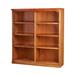 Forest Designs 48" H x 48" W Standard Bookcase Wood in Brown | 48 H x 48 W x 13 D in | Wayfair B6132-MS