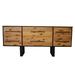 Forest Designs Lloyd 6 Drawer 66" W Double Dresser Wood in Gray | 31 H x 66 W x 18 D in | Wayfair 8044BN-LGR
