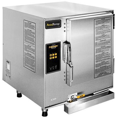 AccuTemp E62083E100 Evolution 6 Pan Countertop Electric Boilerless Steamer - 208V, 10 kW