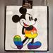 Disney Bags | Disney Pride Collection Micky & Minnie Mouse Reusable Tote Bag Economical | Color: Blue/Yellow | Size: 12.5 Inches Wide 13 Inches Tall 6.5 Inches Deep