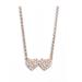 Kate Spade Jewelry | Kate Spade Yours Truly Pave Heart Necklace In Rose Gold | Color: Pink | Size: 17”