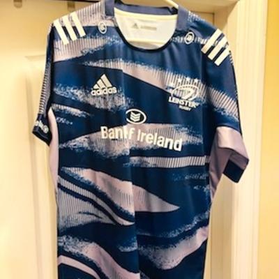 Adidas Shirts | Leinster Rugby Bank Of Ireland Jersey Adidas Men's Large Blue/Gray Vintage | Color: Blue/Gray | Size: L