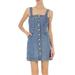 Michael Kors Dresses | Michael Kors Button-Down Denim Mini Dress | Color: Blue | Size: 2