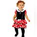 Disney Costumes | Baby Disney Minnie Mouse Costume | Color: Black/Red | Size: 0-6 Months