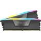 Corsair VENGEANCE RGB DDR5 RAM 64GB (2x32GB) 5600MHz CL40 AMD EXPO iCUE Kompatibel Computer Speicher - Grau (CMH64GX5M2B5600Z40K)